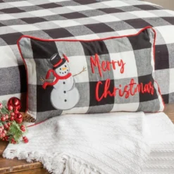 Wicklow Pillow - Merry Christmas -Beautiful Decoration Wicklow Pillow Merry Christmas 400000604329 image4 41899.1689076211