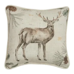 Wild & Beautiful Deer Pillow - 10x10