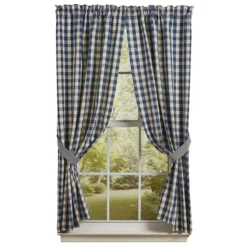 York Blue Panels - 72x63